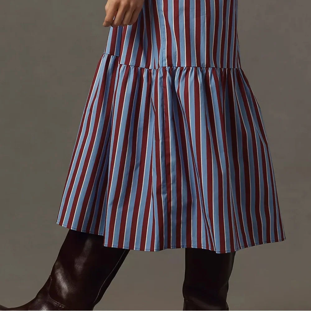 Anthropologie Maeve Striped Bettina Dress - Picture 2 of 6